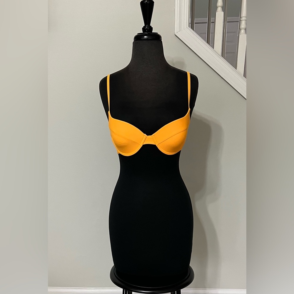 Jamie Padded Bikini Top - Mustard